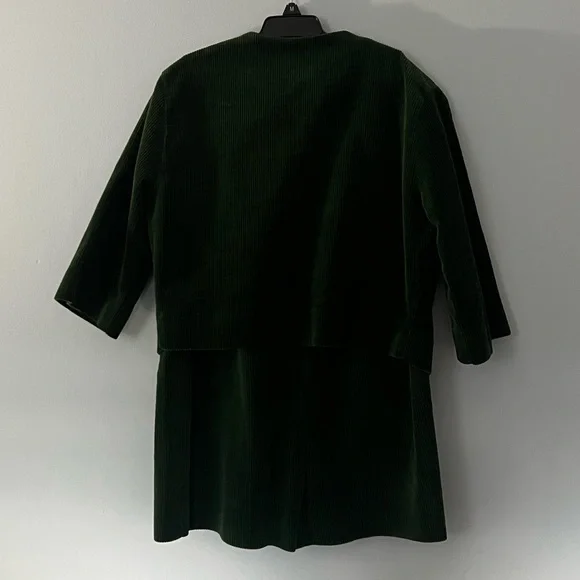 Vintage 60s/70s Mr. Lee California Separates forest green corduroy set - Picture 2 of 15